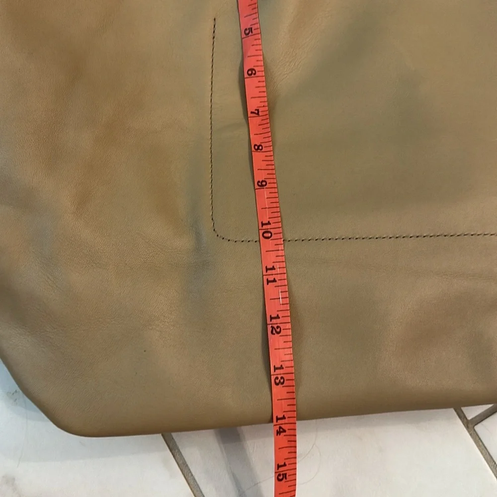 All Saints Elegant Tan Leather Tote Bag - Picture 7 of 8